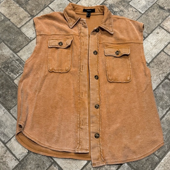 Women’s Forever 21 Oversized Vest: Size Small *NWOT* - Picture 1 of 6